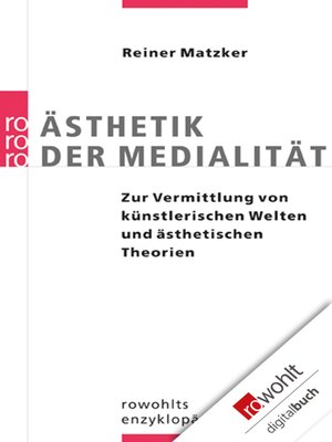 cover image of Ästhetik der Medialität